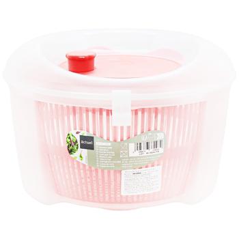 Сушарка Actuel червона для салата 4,5л - купити, ціни на Auchan - фото 3