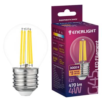 Лампа LED Enerlight Filament P45 4Вт Е14 - купить, цены на Таврия В - фото 1