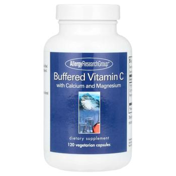 Буферизованный витамин С (Buffered Vitamin C), Allergy Research Group, 120 кап. - купити, ціни на Біотус - фото 3