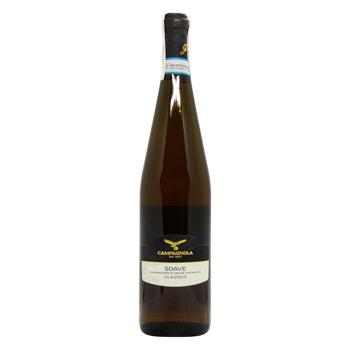 Вино Campagnola Soave Classico белое сухое 12,5% 0,75л - купить, цены на ULTRAMARKET - фото 1