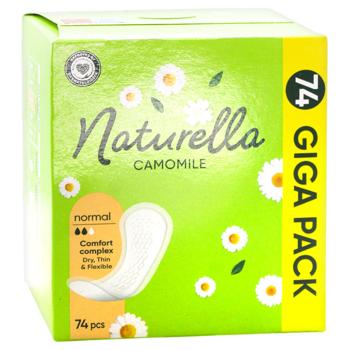 Прокладки ежедневные Naturella Normal Quatro Ромашка 74шт - купить, цены на Идеал - фото 3