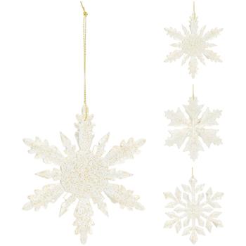 Підвіска Koopman Сніжинка 8см в асортименті - купити, ціни на - фото 2