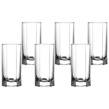 Набор стаканов высоких Pasabahce Tango 6шт 275мл