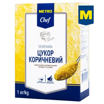 Сахар Metro Chef тростниковый коричневый 1кг - купить, цены на  - фото 1