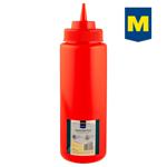 Емкость для кетчупа Metro Professional красная 1,025л