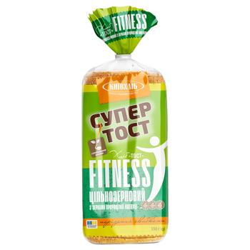 Kyivkhlib Toast Fitness Whole Grain Bread with Sprouted Wheat Grains 350g