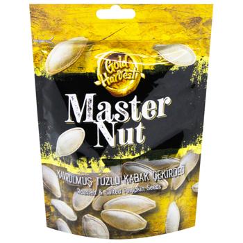 Семена тыквенные Master Nut жареные соленые 120г - купить, цены на WINETIME - фото 1