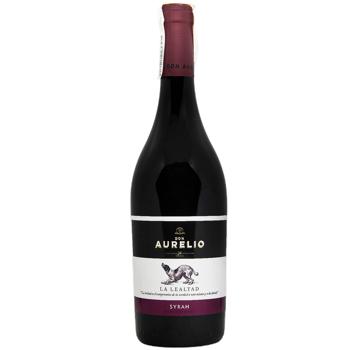 Don Aurelio Syrah D.O.P. Dry Red Wine 13% 0.75l