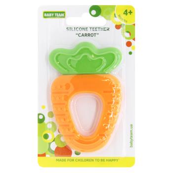 Baby Team Carrot Silicone Teether - buy, prices for NOVUS - photo 1