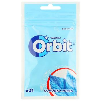 Жувальна гумка Orbit Солодка м'ята 21шт 29г - купити, ціни на КОСМОС - фото 1