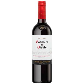 Вино Casillero del Diablo Cabernet Sauvignon червоне сухе 13,5% 0,75л