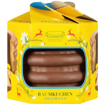 Пиріг Kuchenmeister Baumkuchen в молочному шоколаді 300г - купити, ціни на Cупермаркет "Харків" - фото 1