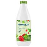 Йогурт Молокія суниця-м'ята 1,4% 770г