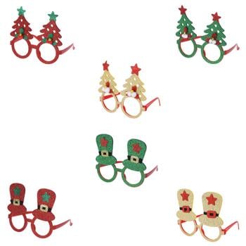 Окуляри для вечірки Koopman Різдвяні 14х12см