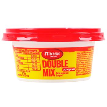 Picnic Double Mix Turkey Fillet with Cheese Snack 120g - buy, prices for Ideal - photo 3