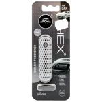 Aroma Car Hex Silver Car Air Freshener