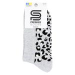 Носки Premier Socks женские махровый след классические р.23-25 серый