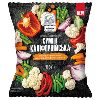 Смесь овощная Лимо Калифорнийская быстрозамороженная 400г - купить, цены на КОСМОС - фото 1