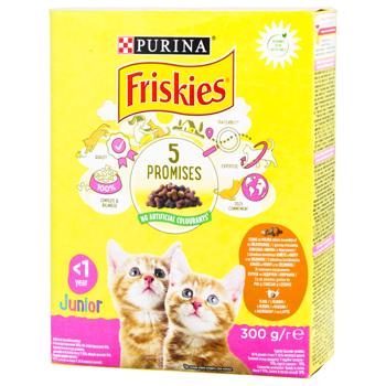 Корм сухий Friskies Junior з куркою, індичкою та овочами для кошенят 300г - купити, ціни на - фото 8