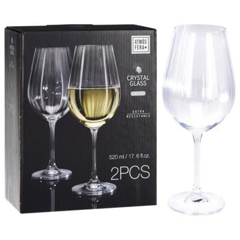 Set of Wine Glasses 520ml 2pcs - buy, prices for - photo 1