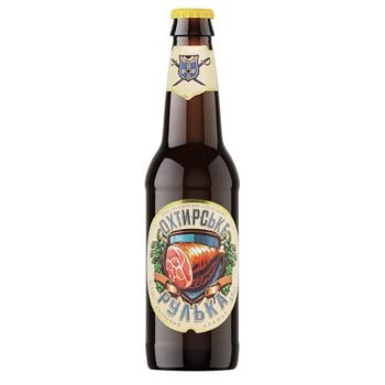 Okhtyrske Knuckle Semi-Dark Beer 4.9% 0.5l - buy, prices for - photo 1