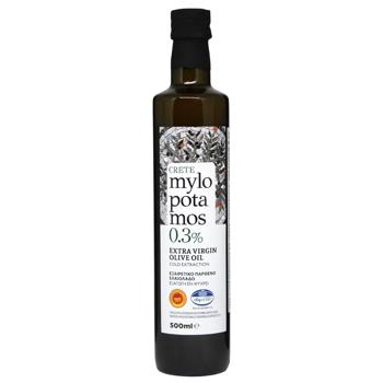 Масло оливковое Mylopotamos Extra Virgin 0,3% 0,5л - купить, цены на КОСМОС - фото 1