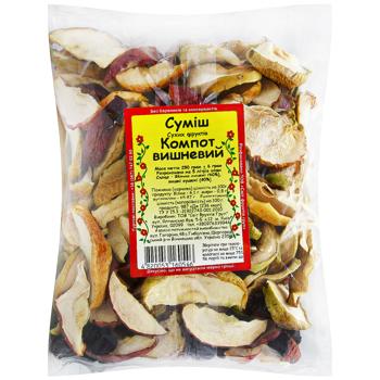 Смесь сушеных фруктов Мир фруктов Компот вишневый 250г - купить, цены на КОСМОС - фото 1