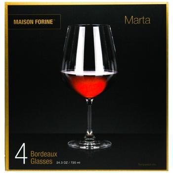 НР КЕЛИХІВ Д/БОРДО 4Х720МЛ MARTA - купить, цены на Auchan - фото 2