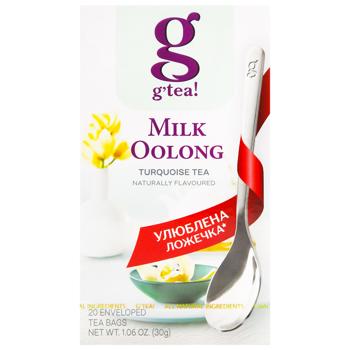 G'tea! Milk Oolong Turquoise Tea 1.5g*20pcs - buy, prices for COSMOS - photo 3