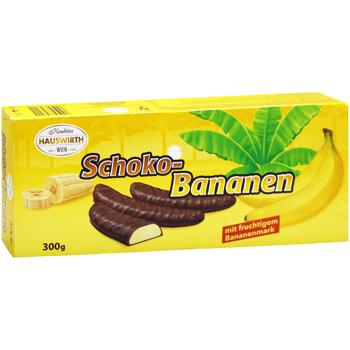 Цукерки Hauswirth банан в шоколаді 300г - купити, ціни на Auchan - фото 3