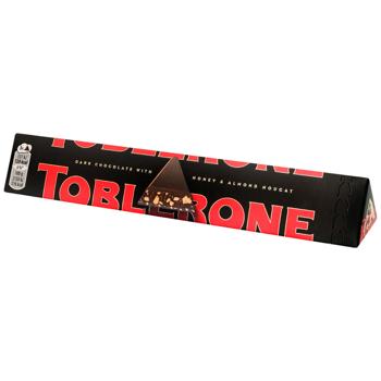 Шоколад черный Toblerone с медом и миндальной нугой 100г - купить, цены на КОСМОС - фото 1