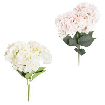 Hydrangea Artificial Bouquet 46cm in Assortment