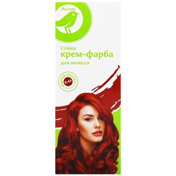 Крем-краска для волос Auchan 8.44 Медная вспышка - купить, цены на - фото 2