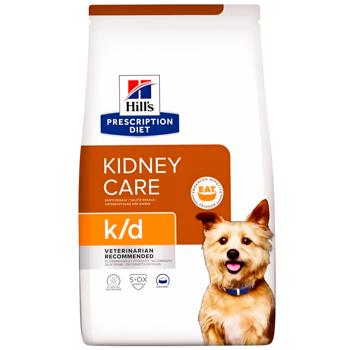 Корм сухий Hill’s Prescription Diet Kidney Care k/d з куркою для собак із захворюваннями нирок 1,5кг - купити, ціни на MasterZoo - фото 1