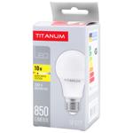 Лампа Titanum LED A60 10W E27 3000K 220V