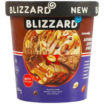 Blizzard Caramel-Brownie-Peanuts Ice Cream 340g - buy, prices for Epicentr FOOD - photo 2