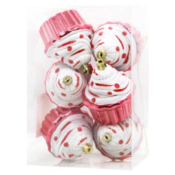 Cupcake Decoration Set 6pcs - buy, prices for ULTRAMARKET - photo 1