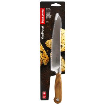 Tescoma Feelwood Bread Knife 21cm - buy, prices for MegaMarket - photo 1
