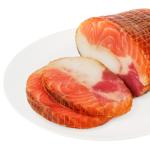 Рулет з лосося мармуровий холодного копчення