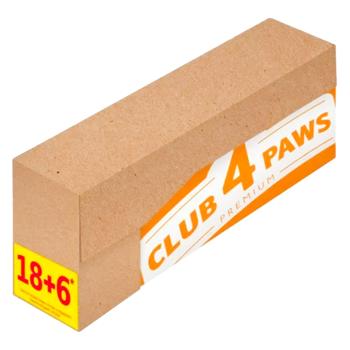 Club 4 Paws Premium Hairball Control набір вологого корму для котів 18+6 шт х 80 г - курка - купити, ціни на MasterZoo - фото 2