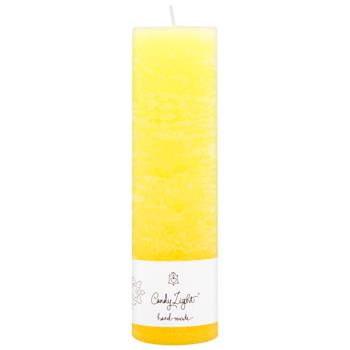 Candy Light Calendula Cylinder Candle 6x20cm