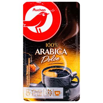 Auchan Arabica Dolce Ground Coffee 250g - buy, prices for Auchan - photo 2