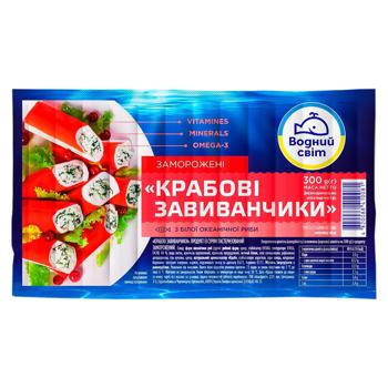 Крабовые рулетики Водный Мир замороженные 300г