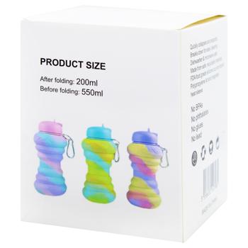 Silicone Water Bottle 550ml - buy, prices for Tavria V - photo 2