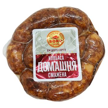 Колбаса Зоря Дніпра Домашняя жареная высший сорт - купить, цены на Чудо Маркет - фото 1