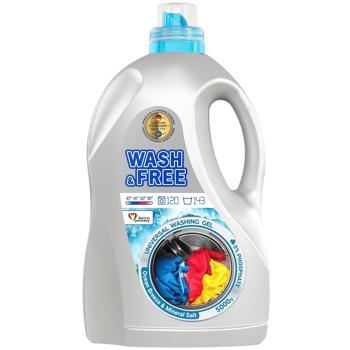 Wash&Free Ocean Breeze & Mineral Salt Universal Washing Gel 5l