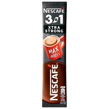 NESCAFÉ® Xtra Strong 3in1 Coffee Drink Stick 13g - buy, prices for COSMOS - photo 1