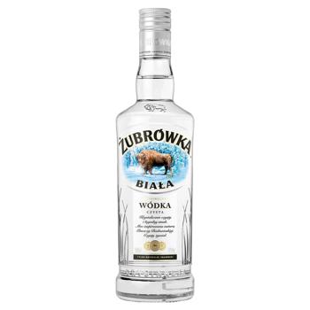 Водка Zubrowka Biala 40% 0,5л - купить, цены на Auchan - фото 1