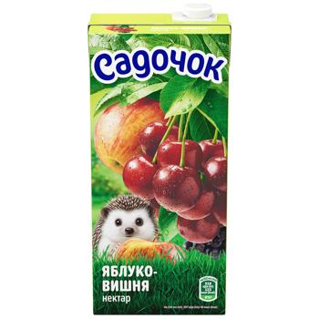 Нектар Садочок яблочно-вишневый 0,95л - купить, цены на Чудо Маркет - фото 2