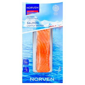 Сьомга Norven слабосолена філе-шматок 180г - купити, ціни на Восторг - фото 2